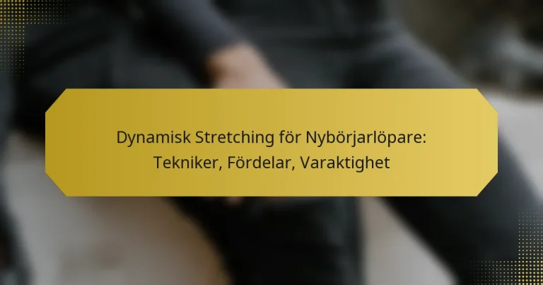 Dynamisk Stretching för Nybörjarlöpare: Tekniker, Fördelar, Varaktighet