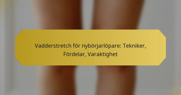 Vadderstretch för nybörjarlöpare: Tekniker, Fördelar, Varaktighet